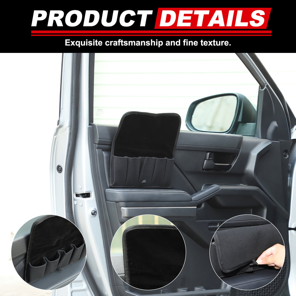 Car Door Armrest Storage Bag Compatible with Toyota Tacoma 2024 2025 2026