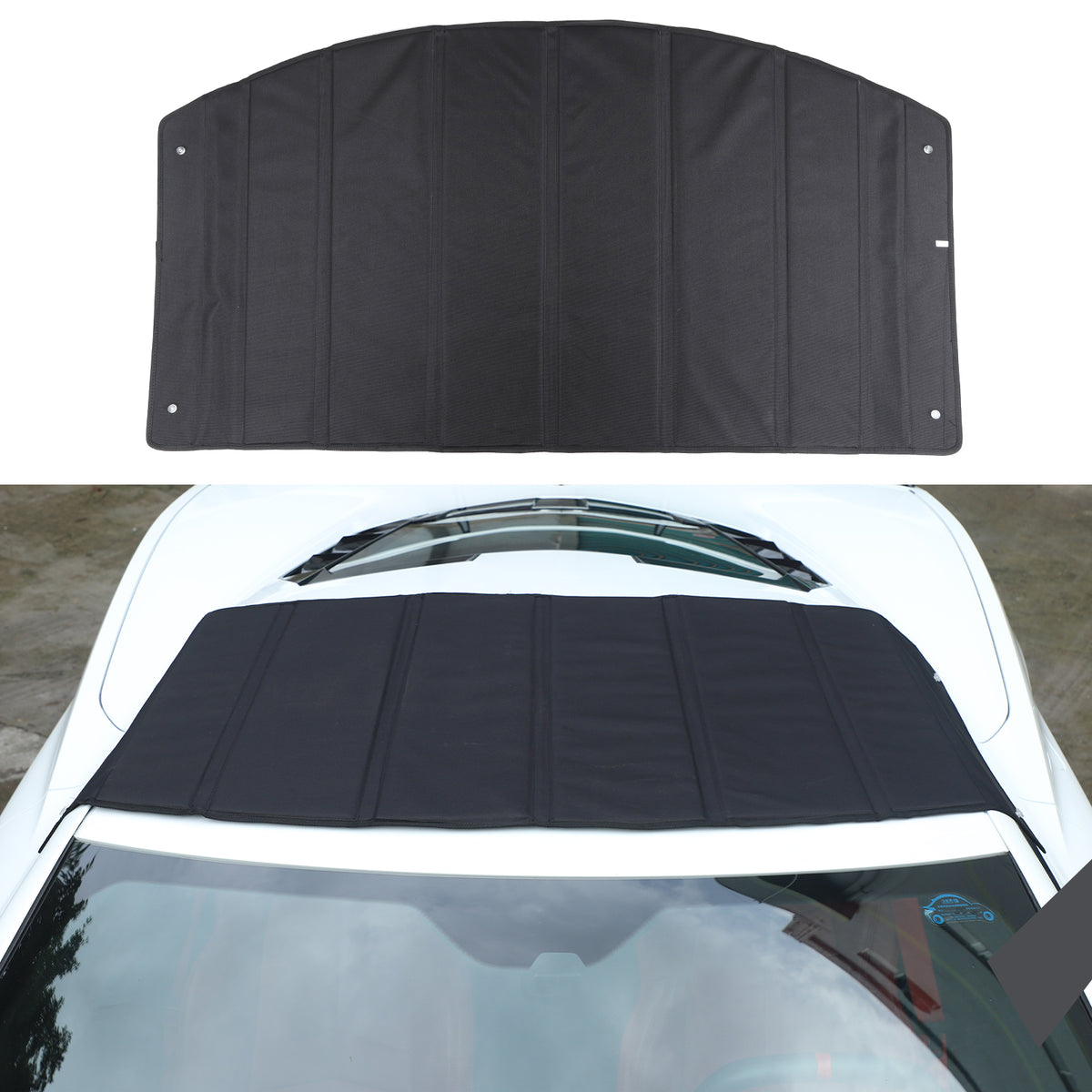 Car Temporary Sport Targa Top Compatible with Chevrolet Corvette C8 2020-2026 Accessories Targa Top Sunshade Protect