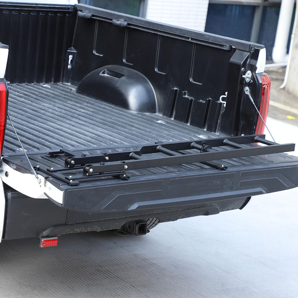Truck Tailgate Ladder Compatible with Toyota Tundra 2022-2026, Car Tailgate Step Ladder Kit Climbing Foldable Tailgate Ladder Accessories